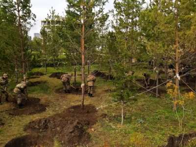 «Таза Қазақстан»: елордада күзгі көгалдандыру жұмыстары басталды