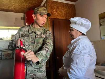 Елордада құтқарушылар өрт қауіпсіздігі бойынша акциялар өткізді