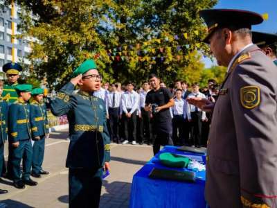 Астаналық мектепте әскери-патриоттық сынып ашылды