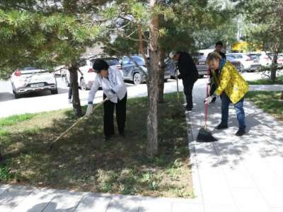 Астанада мәдениет саласының қызметкерлері экологиялық акция өткізді