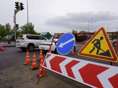 Елордада Қажымұқан Мұнайтпасов көшесінің бір бөлігі уақытша жабылды