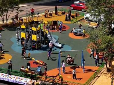 Астанада тағы бір тұрғын үй кешенінің ауласы абаттандырылды