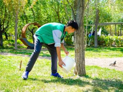 «Таза Қазақстан»: елордадағы «Жастар» саябағында экологиялық акция өтті