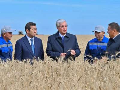 Тоқаев Ақмола облысындағы егін жинау науқанымен танысты