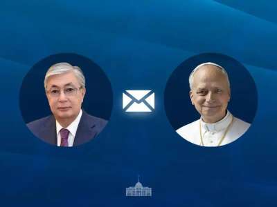 Мемлекет басшысы Рим Папасы XIV Леоға құттықтау жеделхатын жолдады