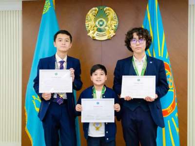 Халықаралық Copernicus олимпиадасында жеңіске жеткен елордалық оқушылар марапатталды