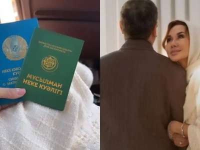 «Бақытты жұп»: Динара Сәтжан некесін қидырды