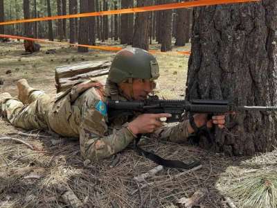 Қазақстан Қарулы күштерінің әскери қызметшісі АҚШ-та рекорд орнатты