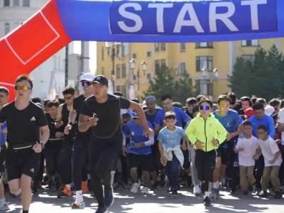 Астанада 1000-ға жуық әуесқой желаяқ жаңа бағытта жүгірді
