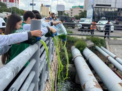 Астанада Сарыбұлақ арнасын тазарту бойынша экоакция өтті
