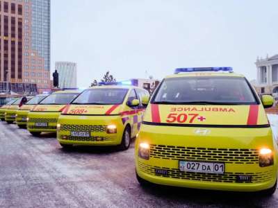 Астанада жедел жәрдем станциясына 50-ге жуық жаңа көліктер берілді