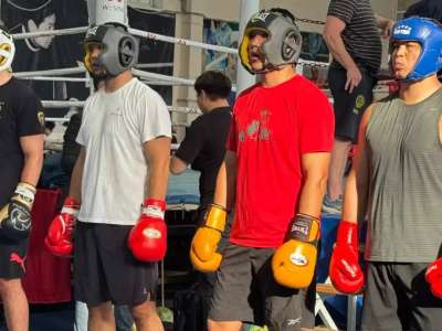 Бокстан ерлер құрамасы Астанада ашық жаттығу өткізді