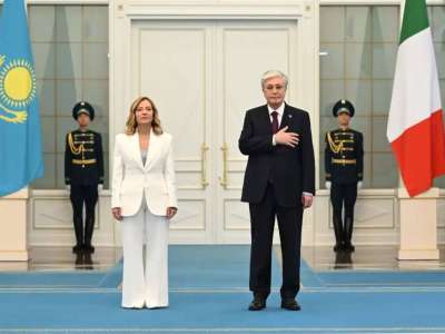 Тоқаев Италия Министрлер Кеңесінің төрағасын қарсы алды