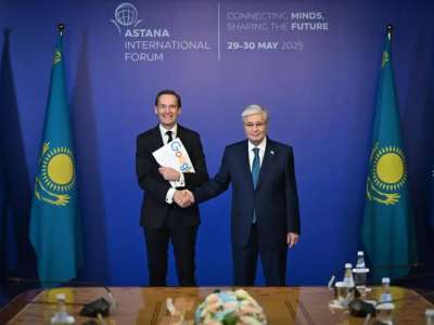 Тоқаев Google компаниясының Орталық және Шығыс Еуропа бойынша вице-президентімен кездесті