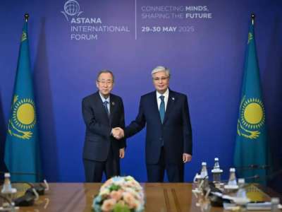 Тоқаев Жаһандық жасыл даму институтының төрағасы Пан Ги Мунге алғыс айтты