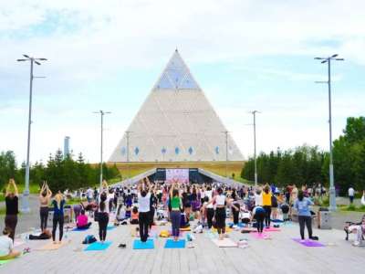 Елордада йогадан жаттығулар өтеді