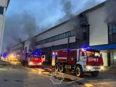 Елордада ірі сауда орталығы өртенді (ВИДЕО)