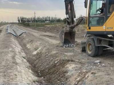 Жамбыл облысында сапасыз салынған канал учаскесі бұзылды