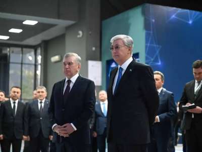 Қазақстан мен Өзбекстан президенттері AlmatyFairai көрмесіне барды