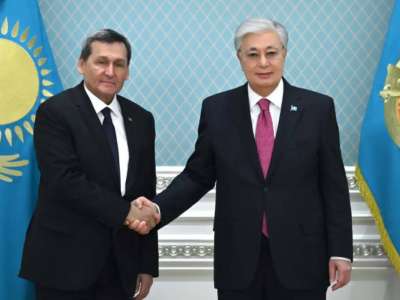 Мемлекет басшысы Түрікменстанның Сыртқы істер министрін қабылдады