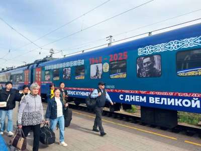 Астанадан Жеңіс күніне арналған тақырыптық пойыздар жолға шықты