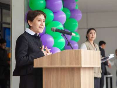 Тамара Дүйсенова елордадағы жайлы мектептің ашылу салтанатына қатысты