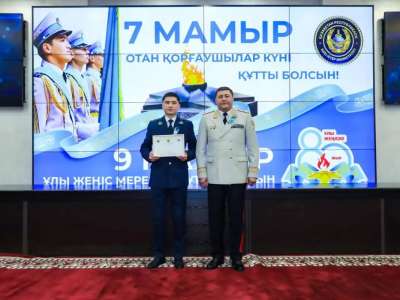 Елордада ішкі істер органдарының қызметкерлері марапатталды