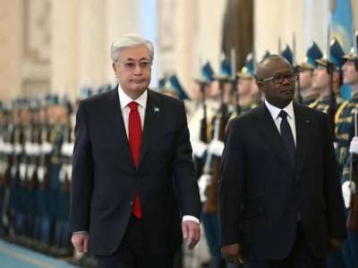 Қасым-Жомарт Тоқаев Гвинея-Бисау Президентін салтанатты түрде қарсы алды