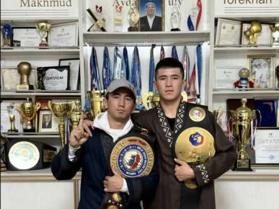 Ағайынды Сабырхандар әкелеріне ерекше сый жасады (ВИДЕО)