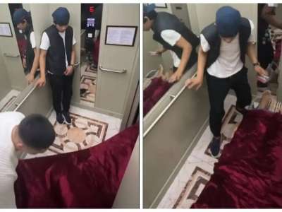 Блогер жарнама үшін «өлікті» лифтке кіргізіп, тұрғындарға пранк жасады