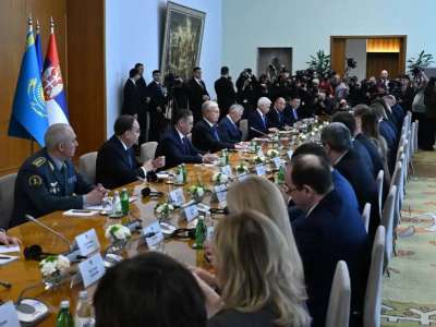 Мемлекет басшысы Сербия Президентімен кеңейтілген құрамда келіссөз жүргізді