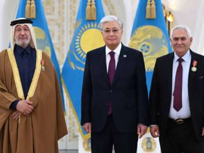 Президент Мұхаммед Джалуд әл-Шаммари мен Мұхаммед Юсуф әл-Мананы қабылдады