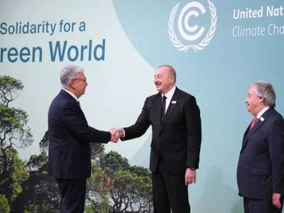 Президент Баку олимпиадалық стадионына барды