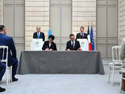 Қазақстан мен Франция Президенттері бірлескен декларация қабылдады