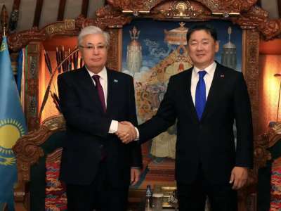 Қазақстан мен Моңғолия президенттері шағын құрамда келіссөз жүргізді