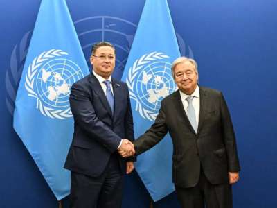 Сыртқы істер министрі БҰҰ Бас хатшысымен кездесті