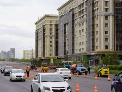 Биыл елордада 60-тан астам көшеде жөндеу жұмыстары жүргізіледі