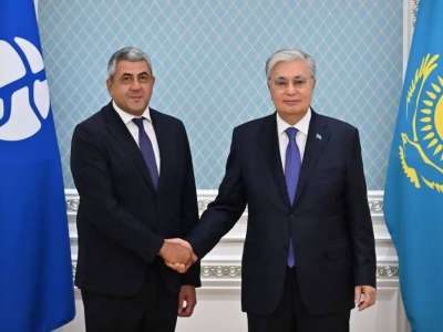 Президент БҰҰ Дүниежүзілік туристік ұйымының Бас хатшысы Зураб Пололикашвилиді қабылдады