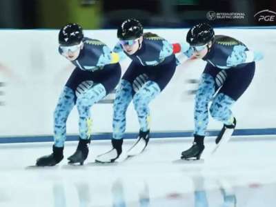 Қазақстан құрамасы конькимен жүгіруден үшінші орынға ие болды