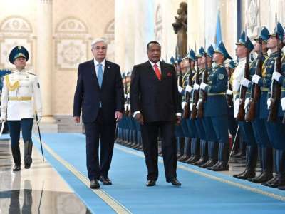 Қасым-Жомарт Тоқаев Конго Президентін Ақордада қарсы алды