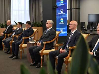 Мемлекет басшысы телекөпір арқылы Қосшы қаласын табиғи газға қосу рәсіміне қатысты