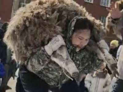 Риддерде қошқарды көтеру сайысында әйел адам жеңімпаз атанды