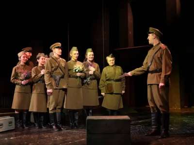 Астанада әскери қызметшілер спектакль қойды