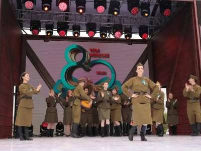 Астанада Жеңіс күніне арналған «Бейбіт аспан астында» атты ауқымды іс-шара өтті