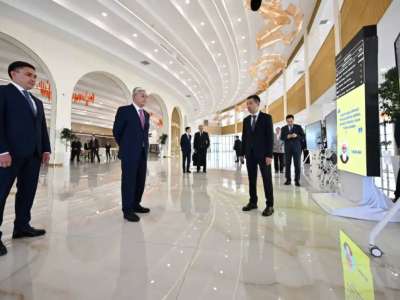 Қасым-Жомарт Тоқаев Tulip Hall көпфункционалды кешеніне барды