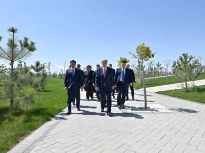 Мемлекет басшысы Shymkent City саябағын аралап көрді