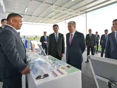 Мемлекет басшысына Marai E7 Group өндіріс алаңының қызметі таныстырылды
