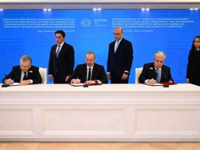 Қазақстан, Әзербайжан және Өзбекстан президенттері маңызды стратегиялық келісімге қол қойды