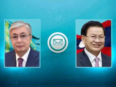 Мемлекет басшысы Лаос Президентіне құттықтау жеделхатын жолдады