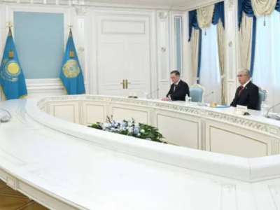 Мемлекет басшысы Франция елшісі Сильван Гиогені қабылдады